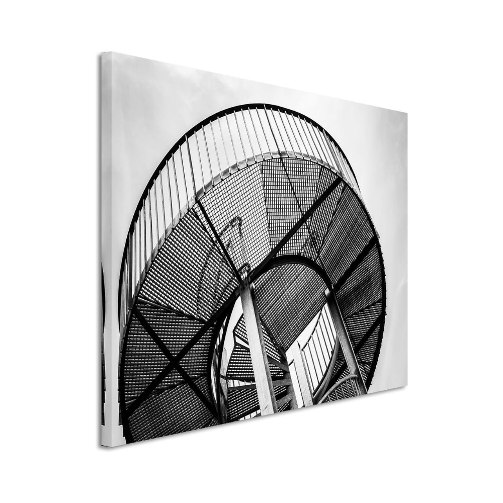 Toile décorative moderne en métal – Photo style industriel – 120 x 80 cm