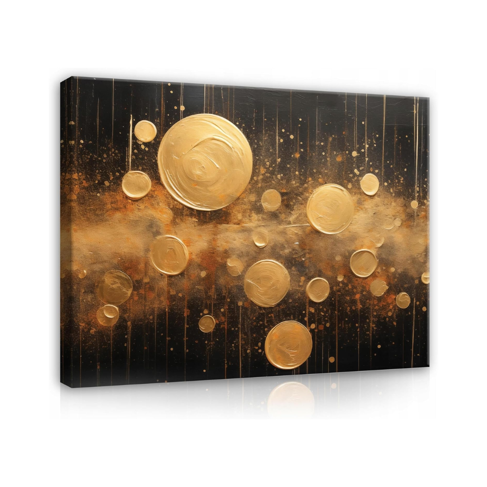 Tableau moderne sur toile – 60 x 40 cm – Impression artistique encadrée bois