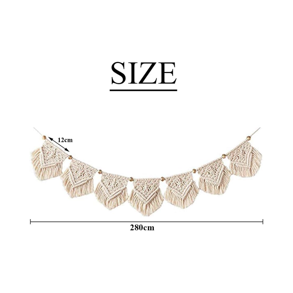 Macramé mural bohème – tapisserie tissée, tenture murale chic