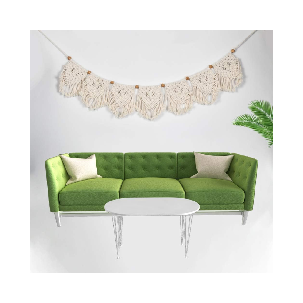 Macramé mural bohème – tapisserie tissée, tenture murale chic
