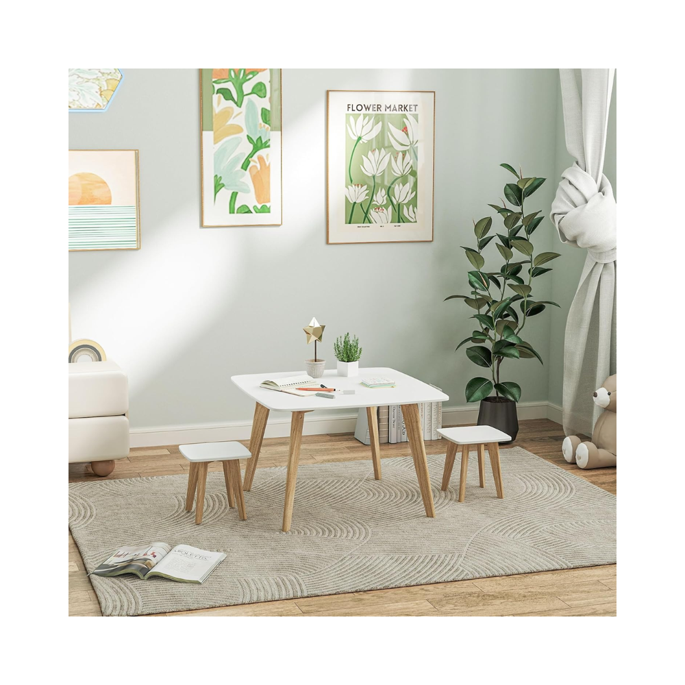 Ensemble Table et 2 Chaises pour Enfants – 3 pièces