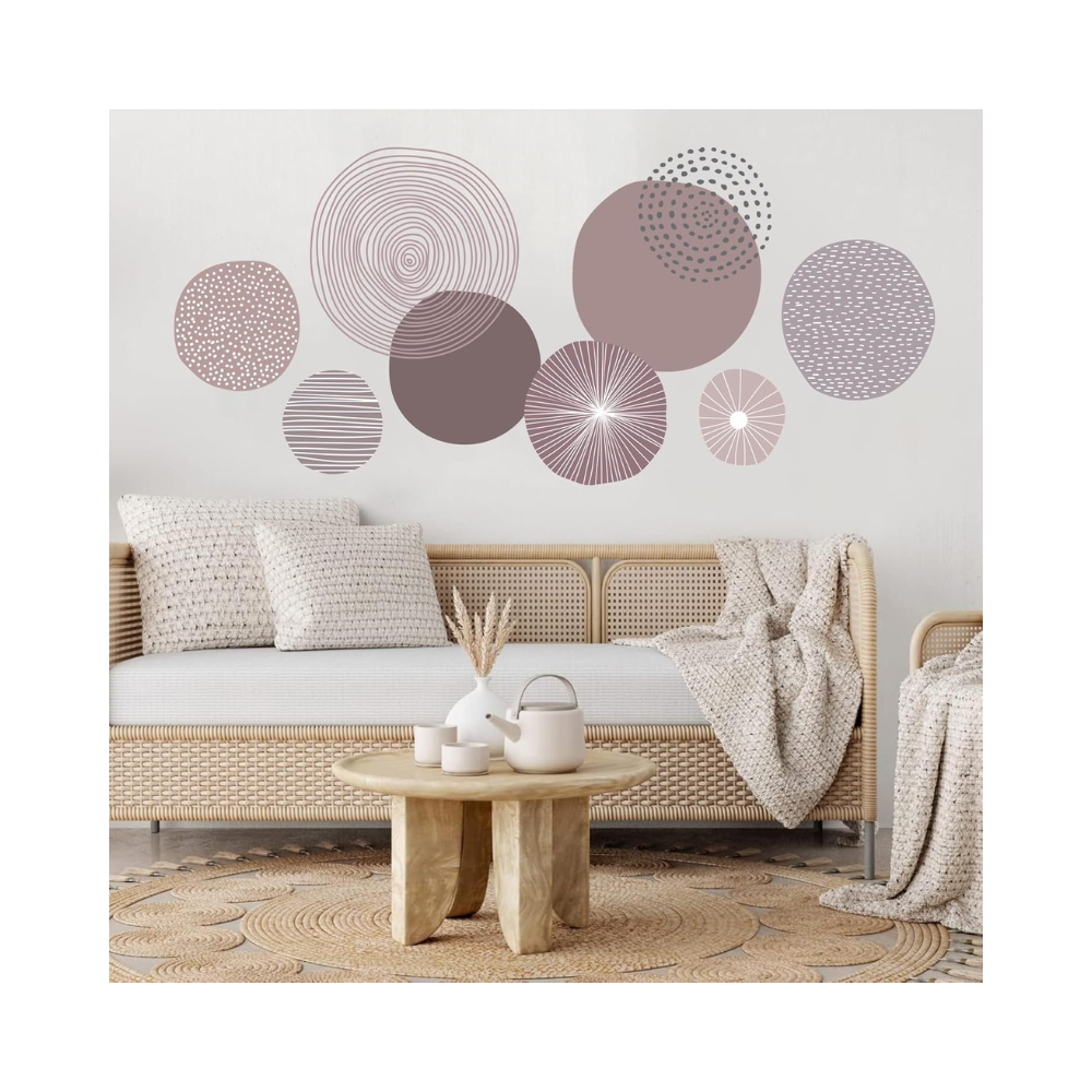 Stickers muraux bohème moderne abstrait