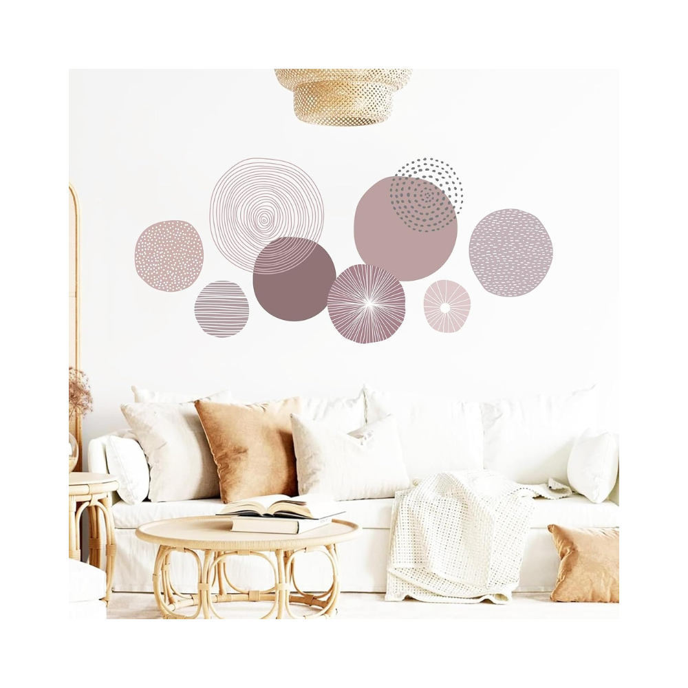 Stickers muraux bohème moderne abstrait