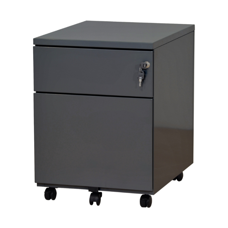 Caisson métal monobloc 2 tiroirs