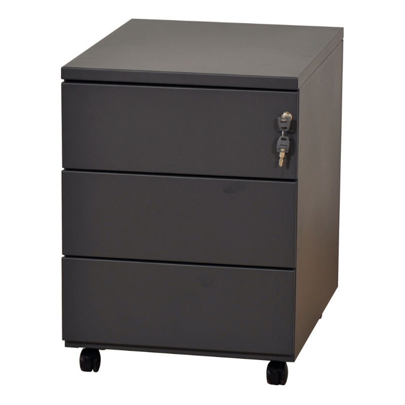 Caisson métal monobloc 3 tiroirs