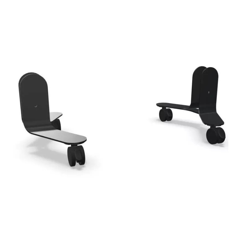 Pieds roulettes pour cloisons SOLANGE (jeu de 2)