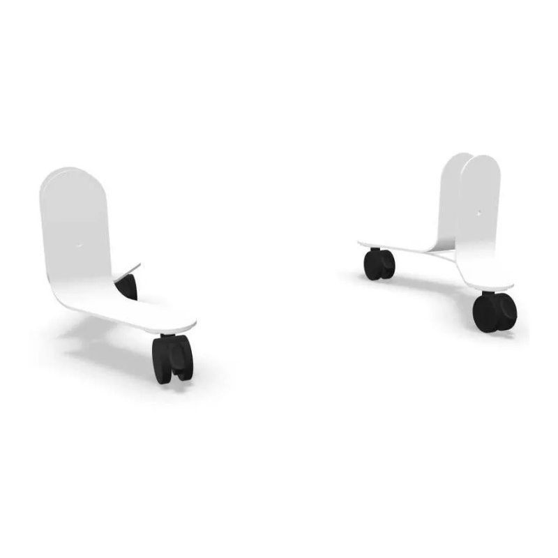 Pieds roulettes pour cloisons SOLANGE (jeu de 2)