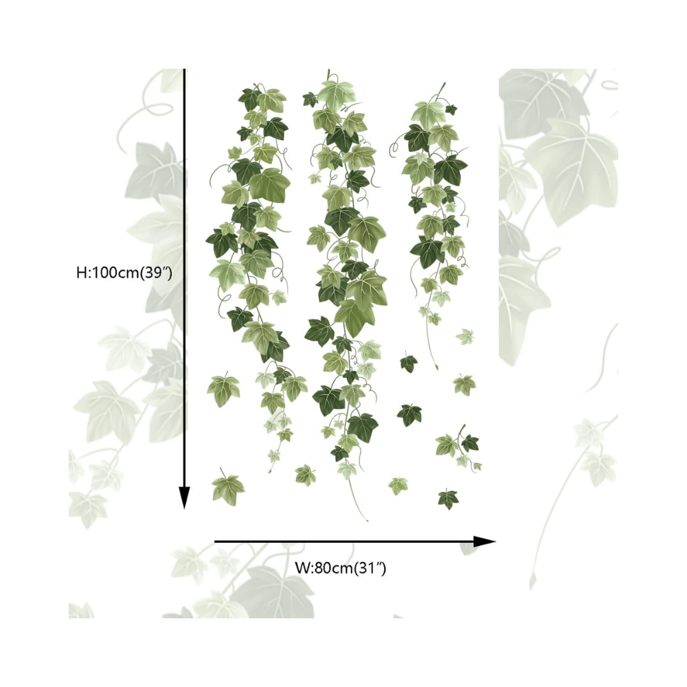 Stickers muraux feuilles vertes – lierre et vignes