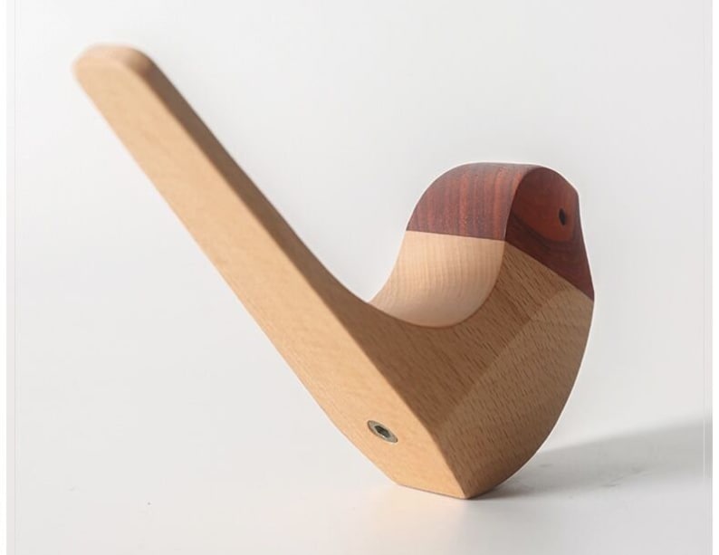 Patère décorative crochets oiseaux