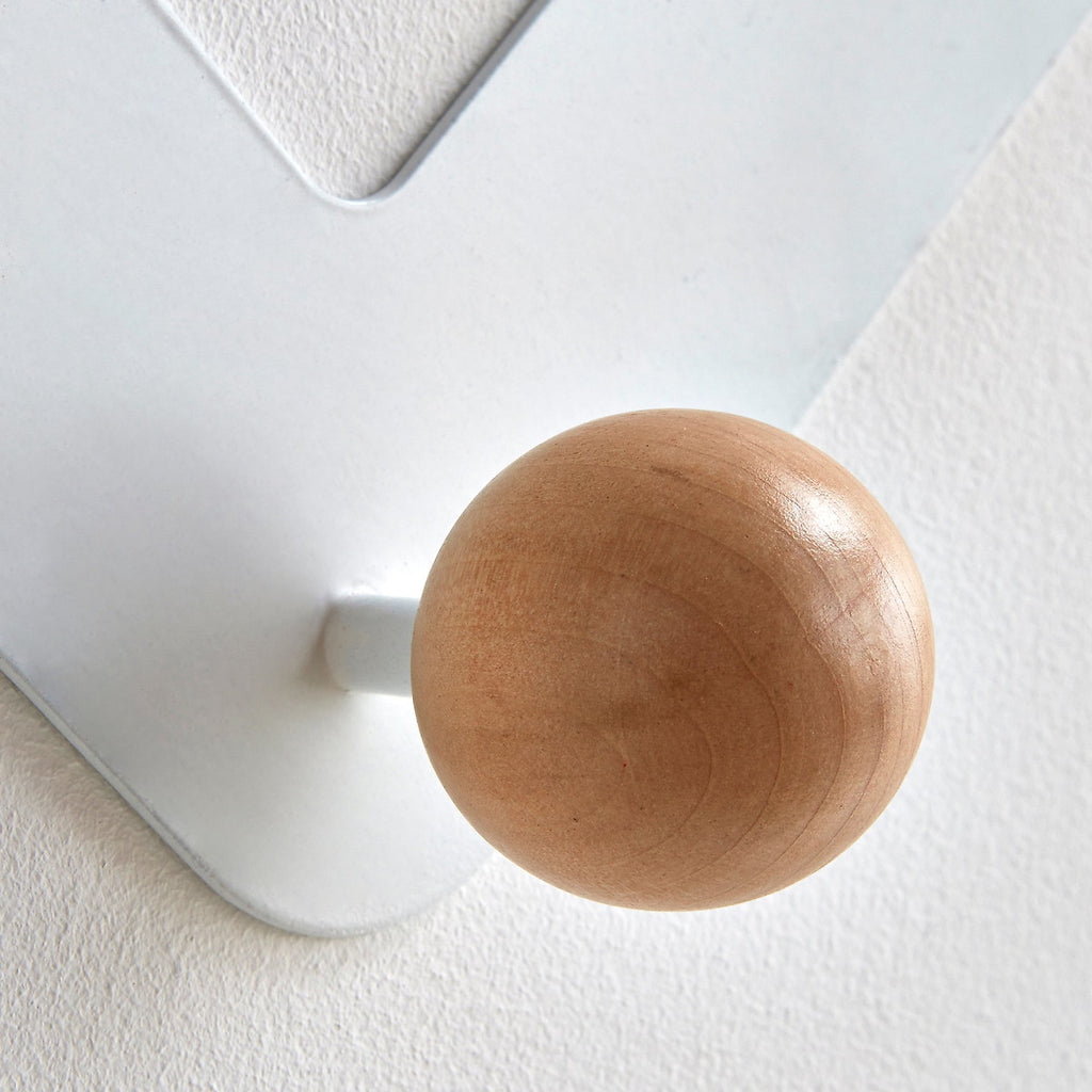 Porte-manteaux mural Agama avec 7 patères