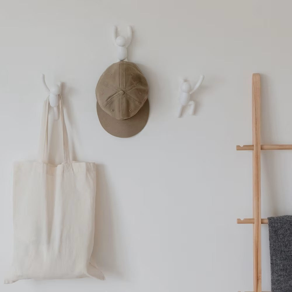 Patère buddy en pvc coloré