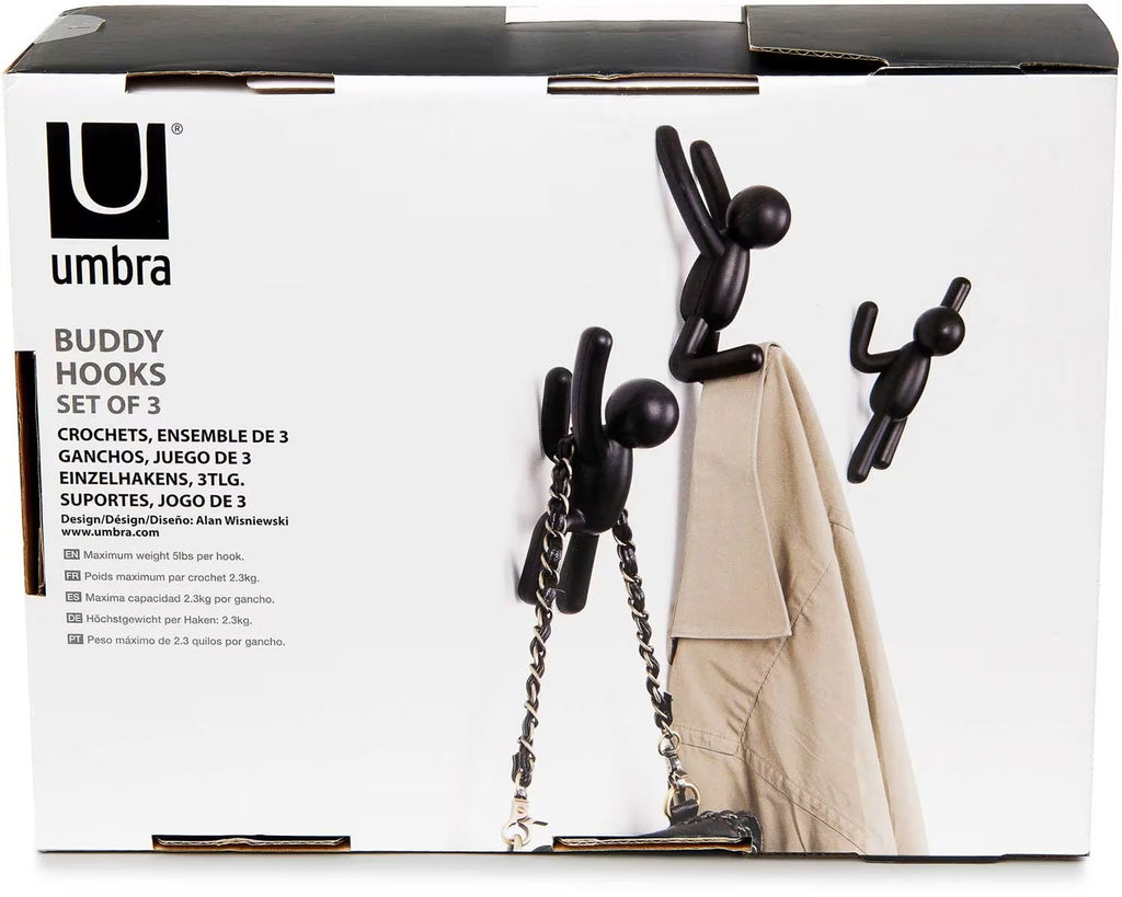 Patère buddy en pvc coloré