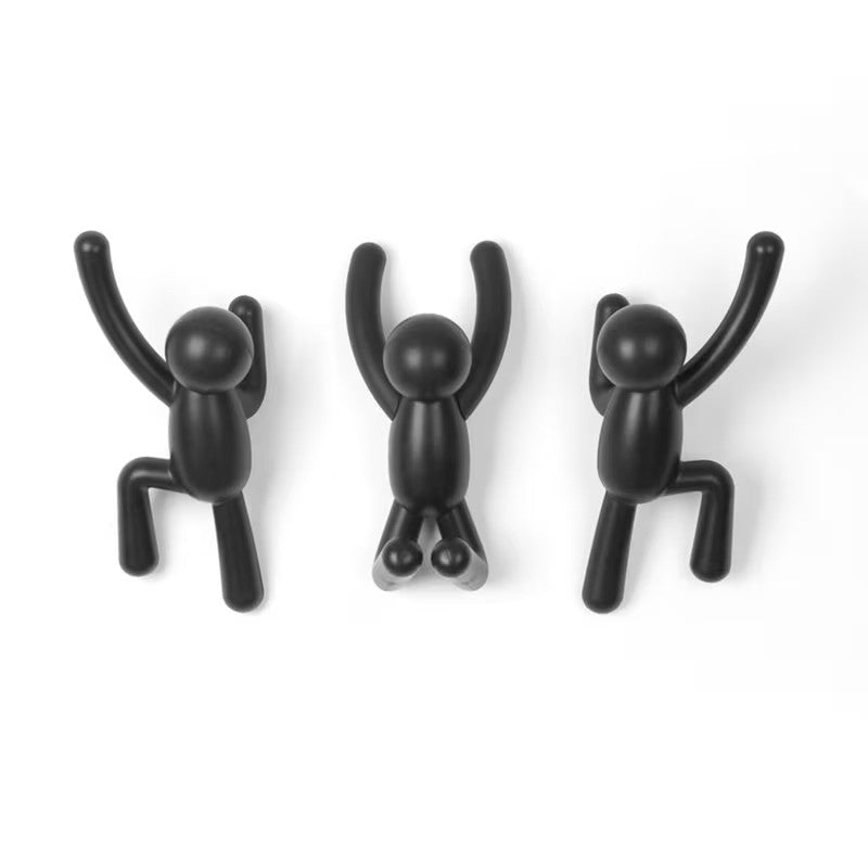 Patère buddy en pvc coloré