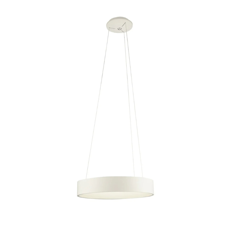 Suspension – Luminaire design LED en aluminium brossé