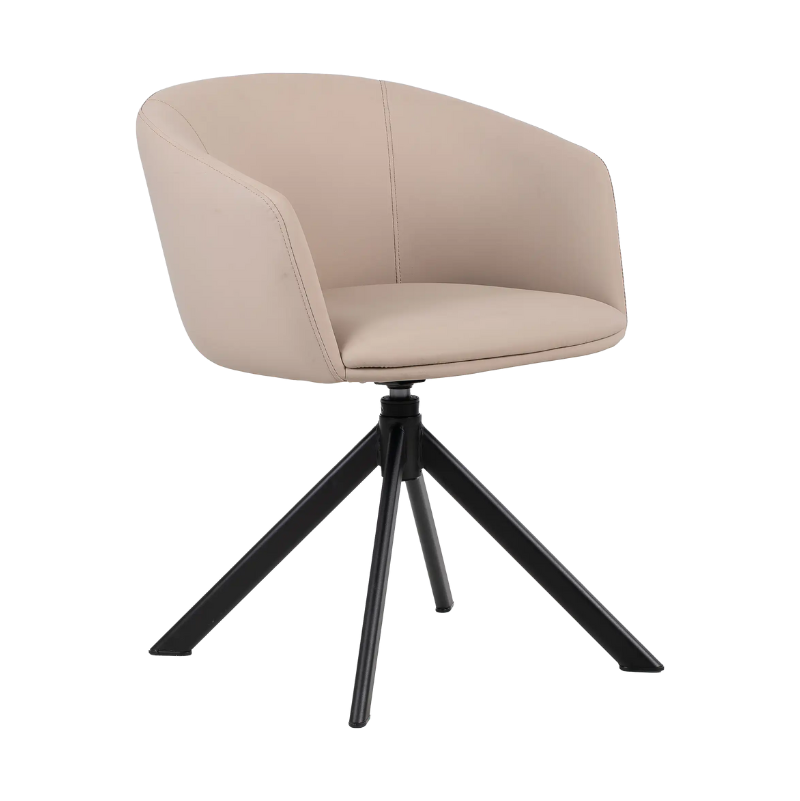 Fauteuil polyuréthane ARCO pieds pyramidal