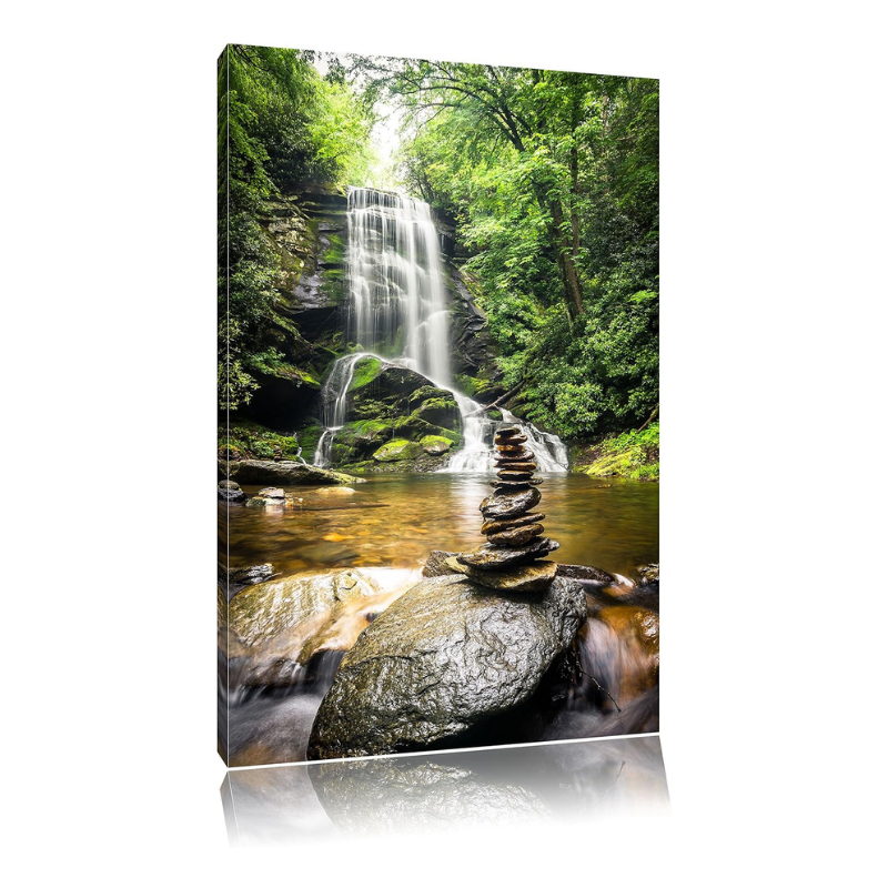 Photo sur toile zen cascade 60x40cm