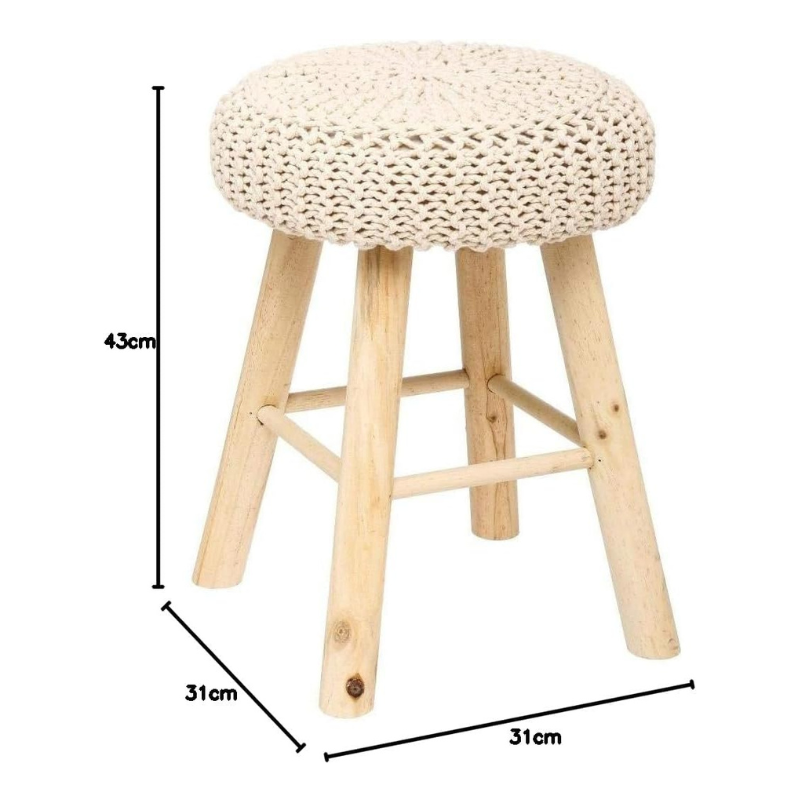 Tabouret Suzette beige
