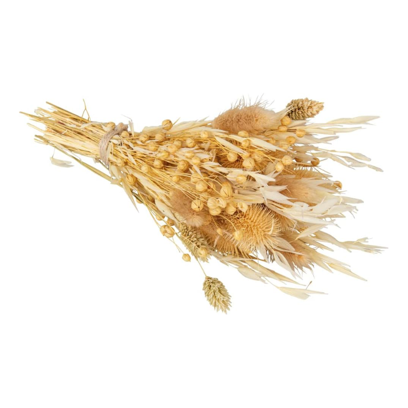 Bouquet fleurs séchées naturelles et papier Craft