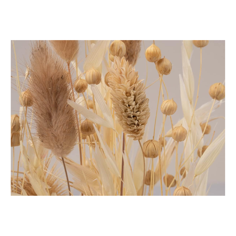 Bouquet fleurs séchées naturelles et papier Craft