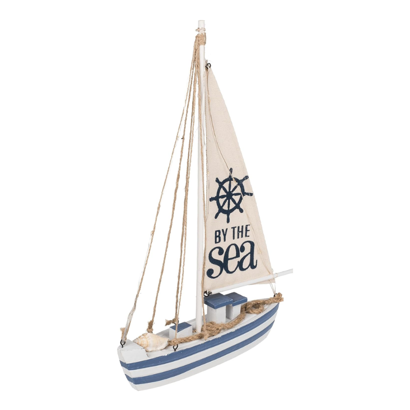 Voilier en bois 38,5 x 25 x 5 cm