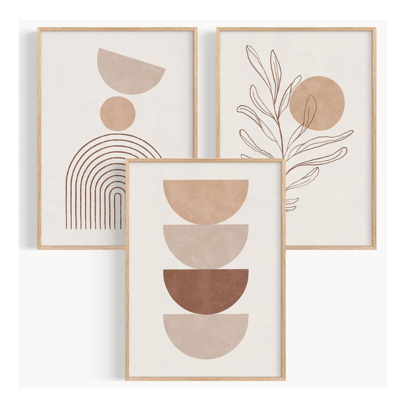 Lot de 3 affiches Déco Hobo 30x40cm