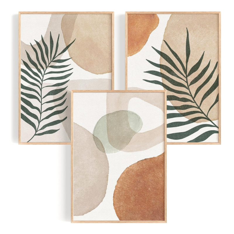 Lot de 3 tableaux Déco Hobo 30x40cm