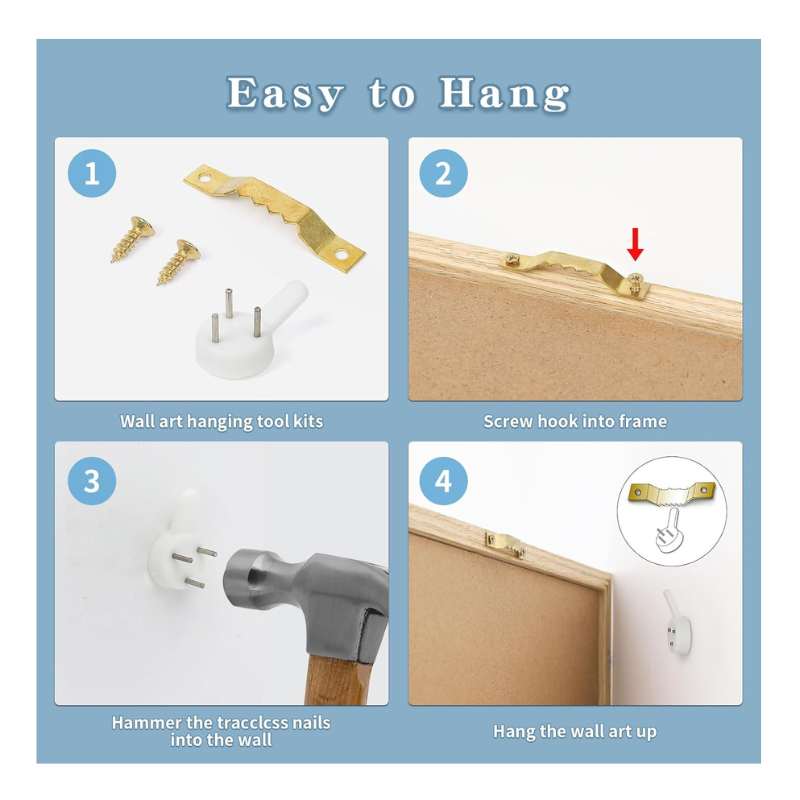 Lot 3 tableaux forêt et montagnes 30x40cm