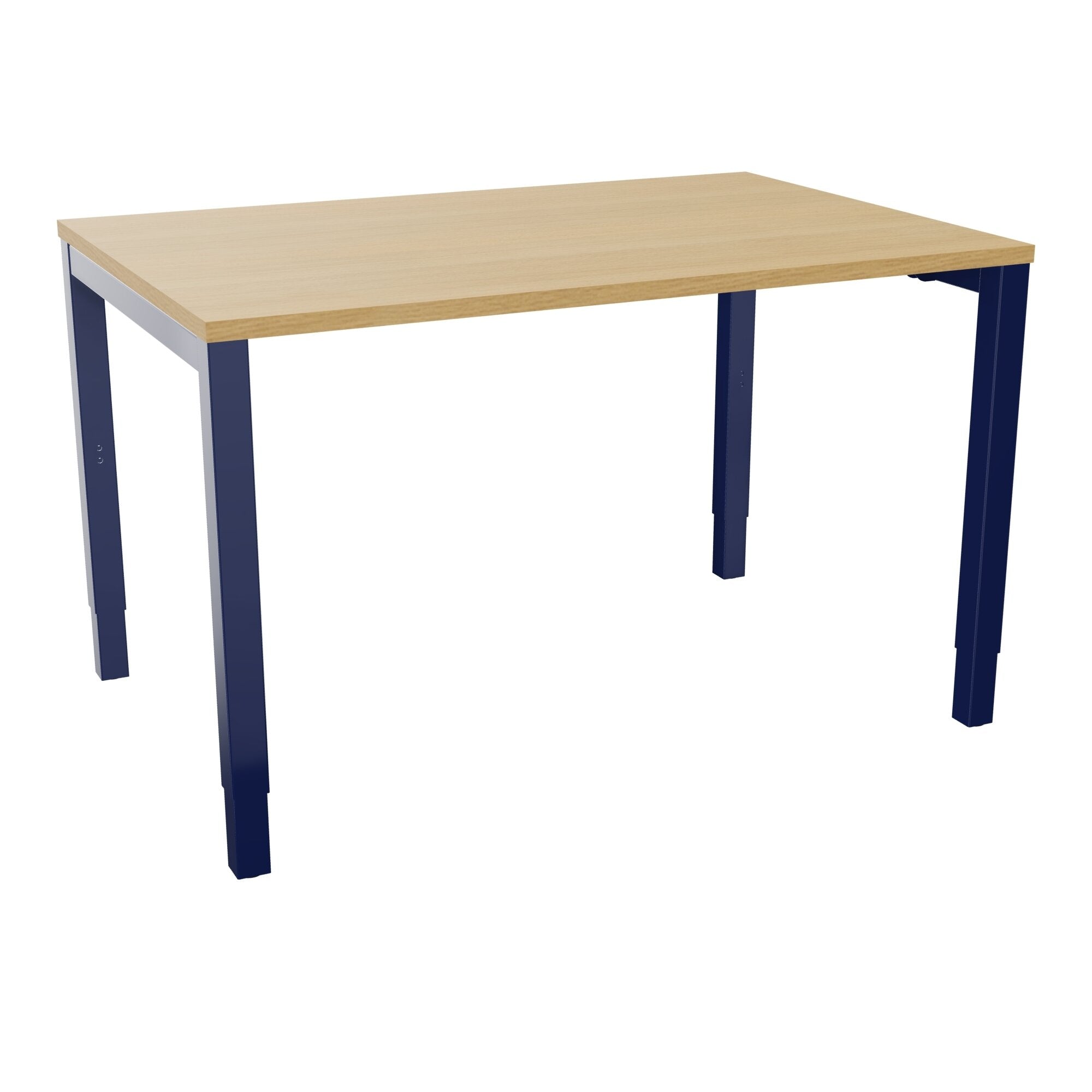 Bureau rectangle Arial - Plateau mélaminé chêne clair