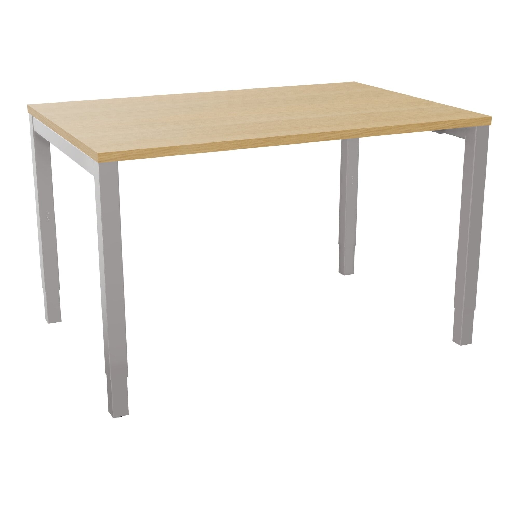 Bureau rectangle Arial - Plateau mélaminé chêne clair