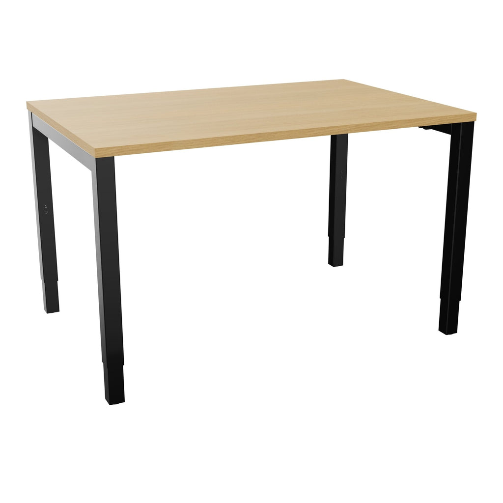 Bureau rectangle Arial - Plateau mélaminé chêne clair