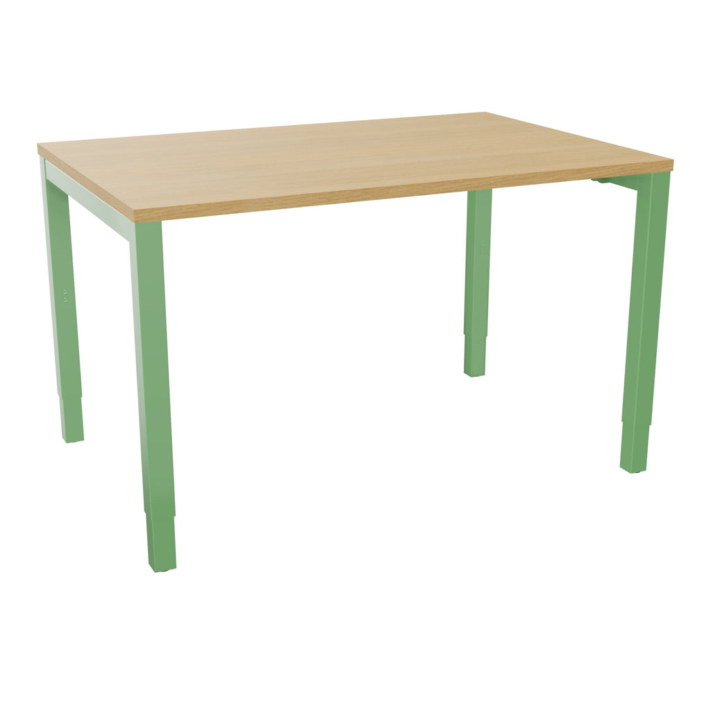 Bureau rectangle Arial - Plateau mélaminé chêne clair