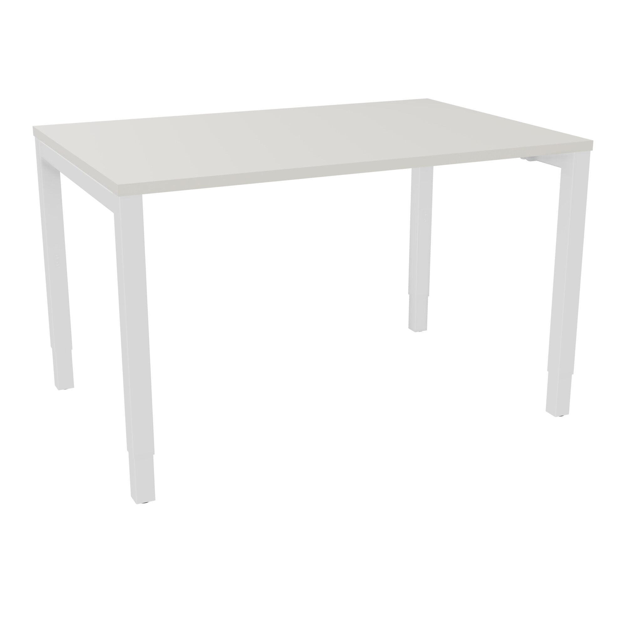 Bureau rectangle Arial - Plateau mélaminé gris brume