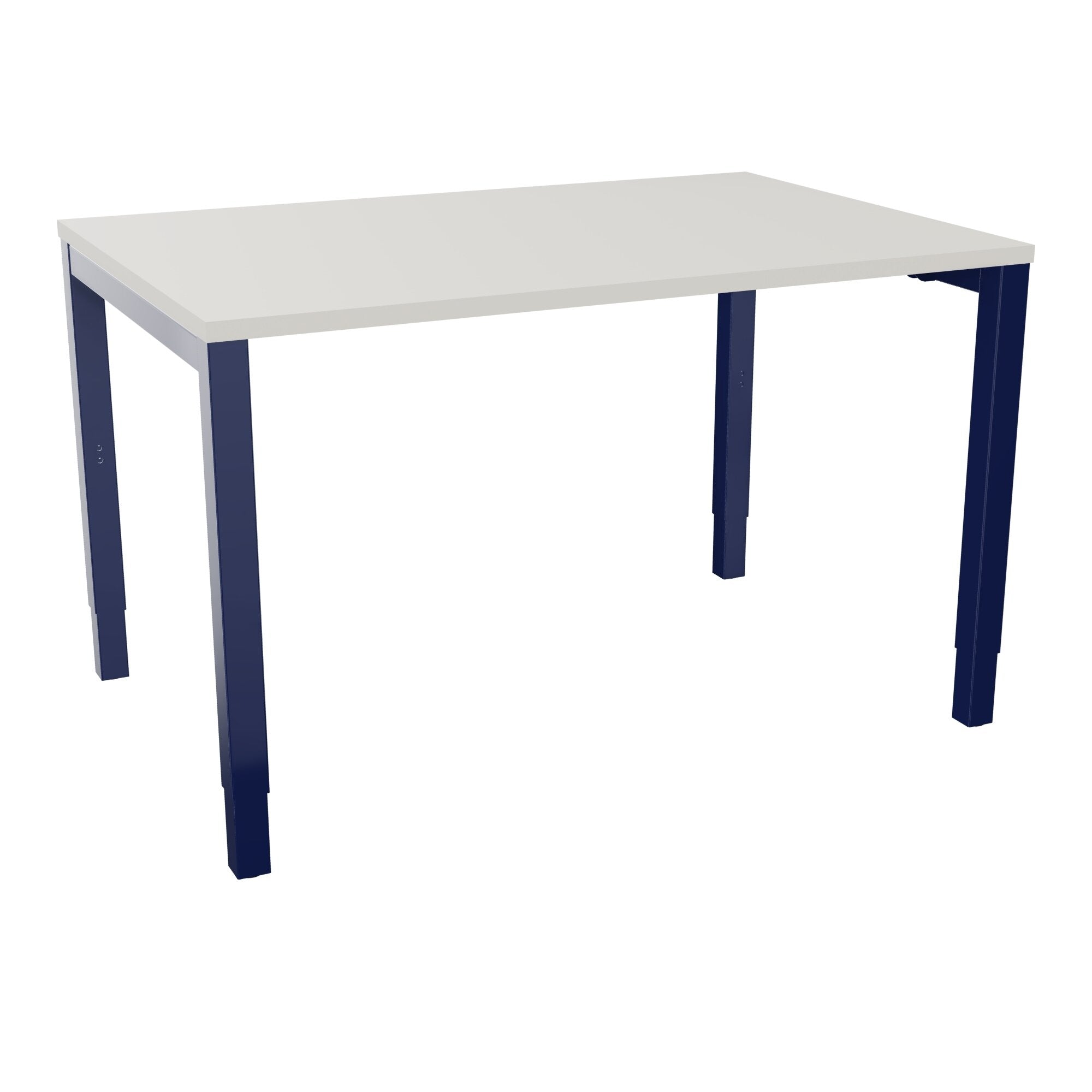 Bureau rectangle Arial - Plateau mélaminé gris brume