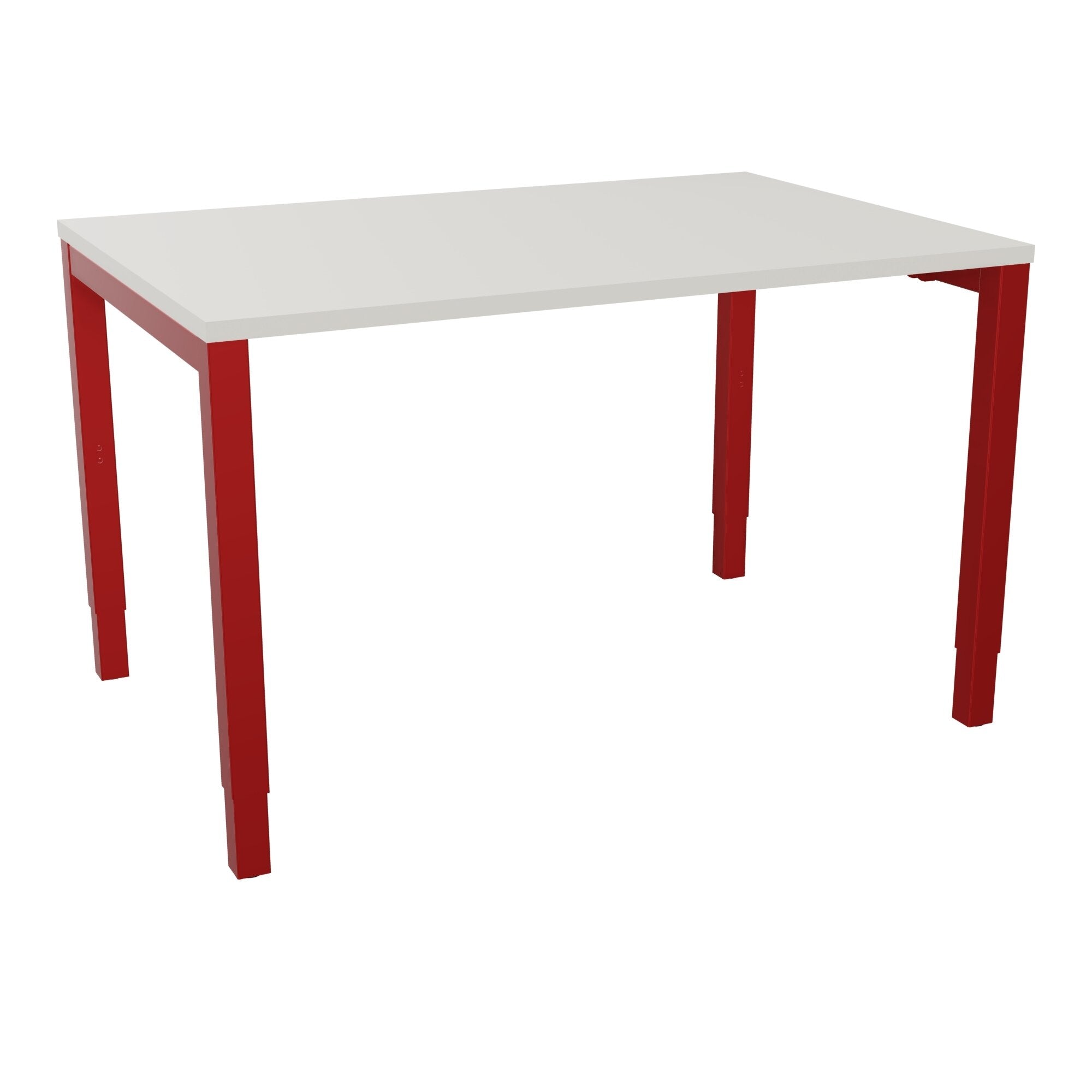 Bureau rectangle Arial - Plateau mélaminé gris brume