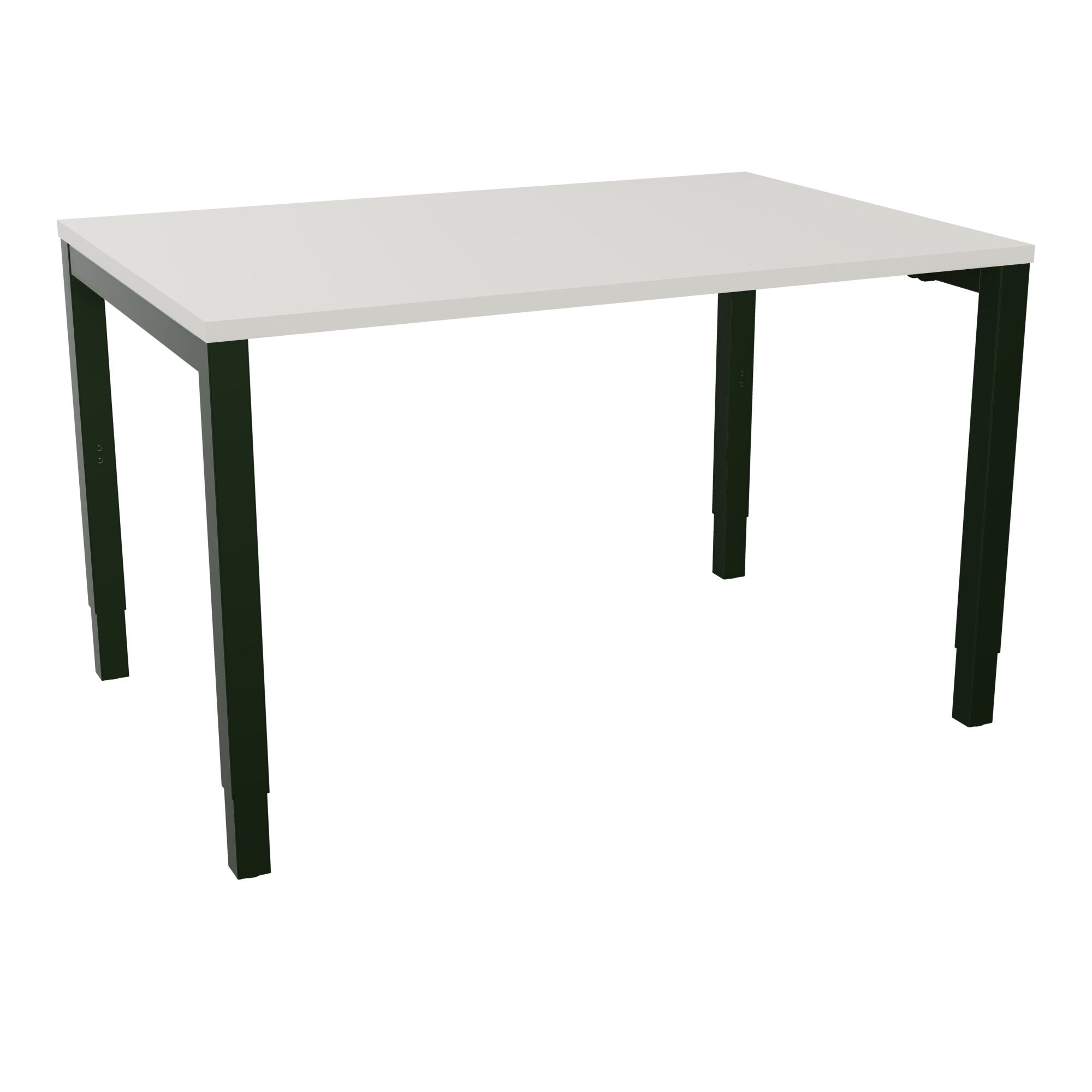 Bureau rectangle Arial - Plateau mélaminé gris brume