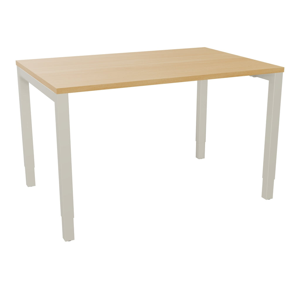 Bureau rectangle Arial - Plateau mélaminé hêtre de honfleur