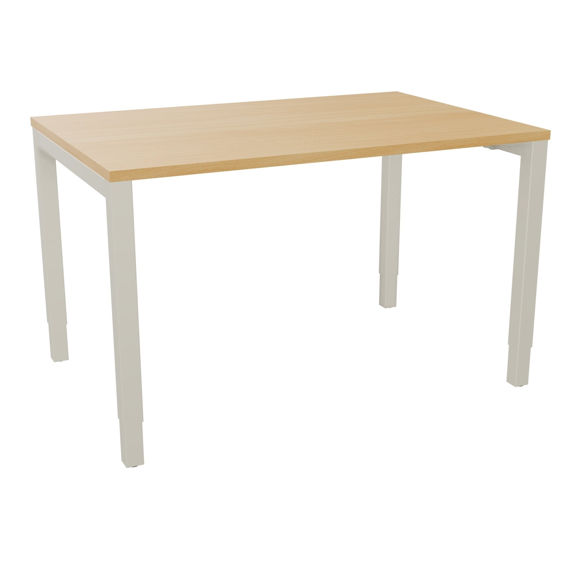 Bureau rectangle Arial - Plateau mélaminé hêtre de honfleur