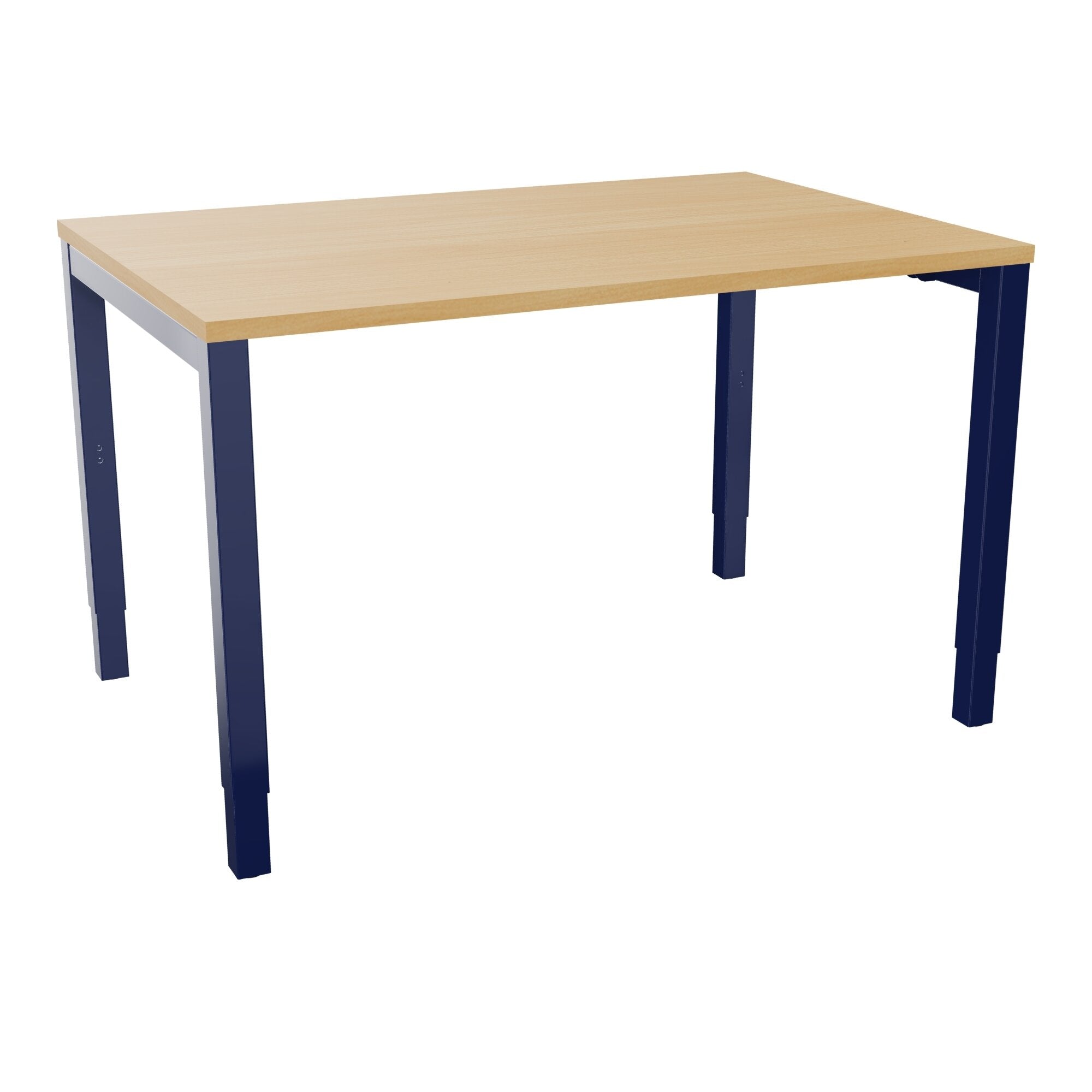 Bureau rectangle Arial - Plateau mélaminé hêtre de honfleur