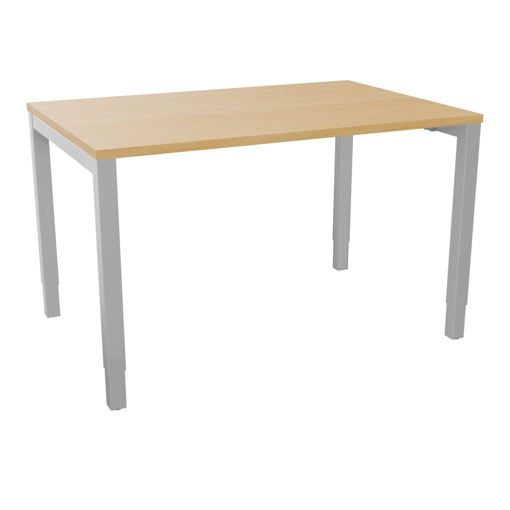 Bureau rectangle Arial - Plateau mélaminé hêtre de honfleur