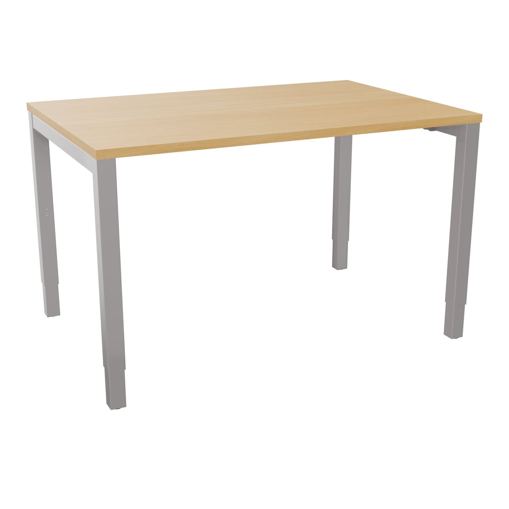 Bureau rectangle Arial - Plateau mélaminé hêtre de honfleur