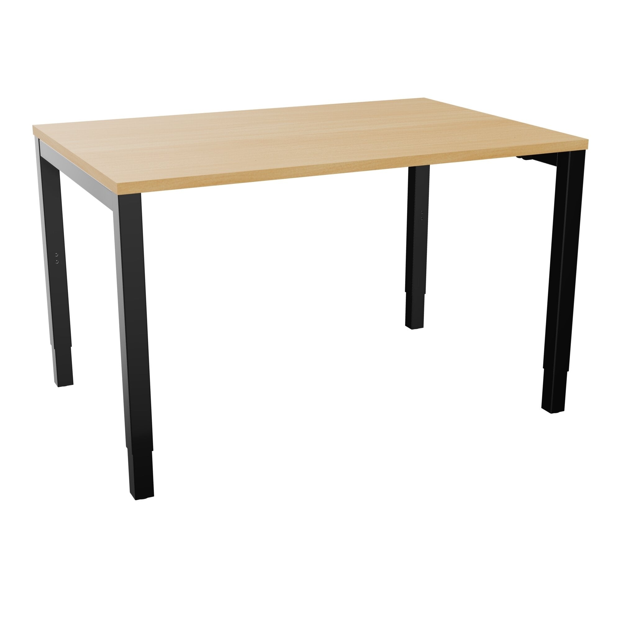 Bureau rectangle Arial - Plateau mélaminé hêtre de honfleur