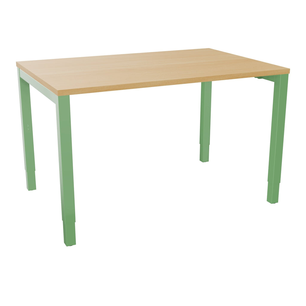 Bureau rectangle Arial - Plateau mélaminé hêtre de honfleur