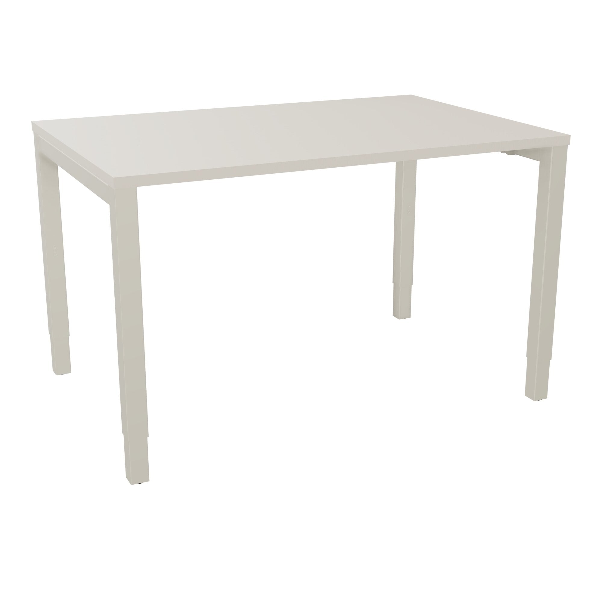 Bureau rectangle Arial - Plateau mélamine lin