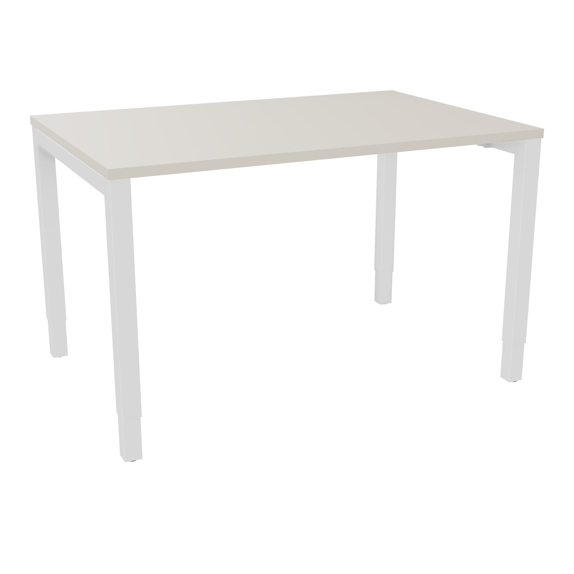 Bureau rectangle Arial - Plateau mélamine lin