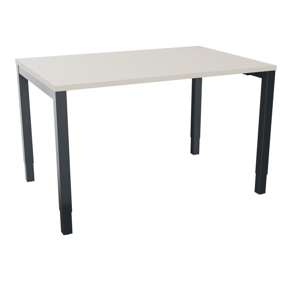 Bureau rectangle Arial - Plateau mélamine lin