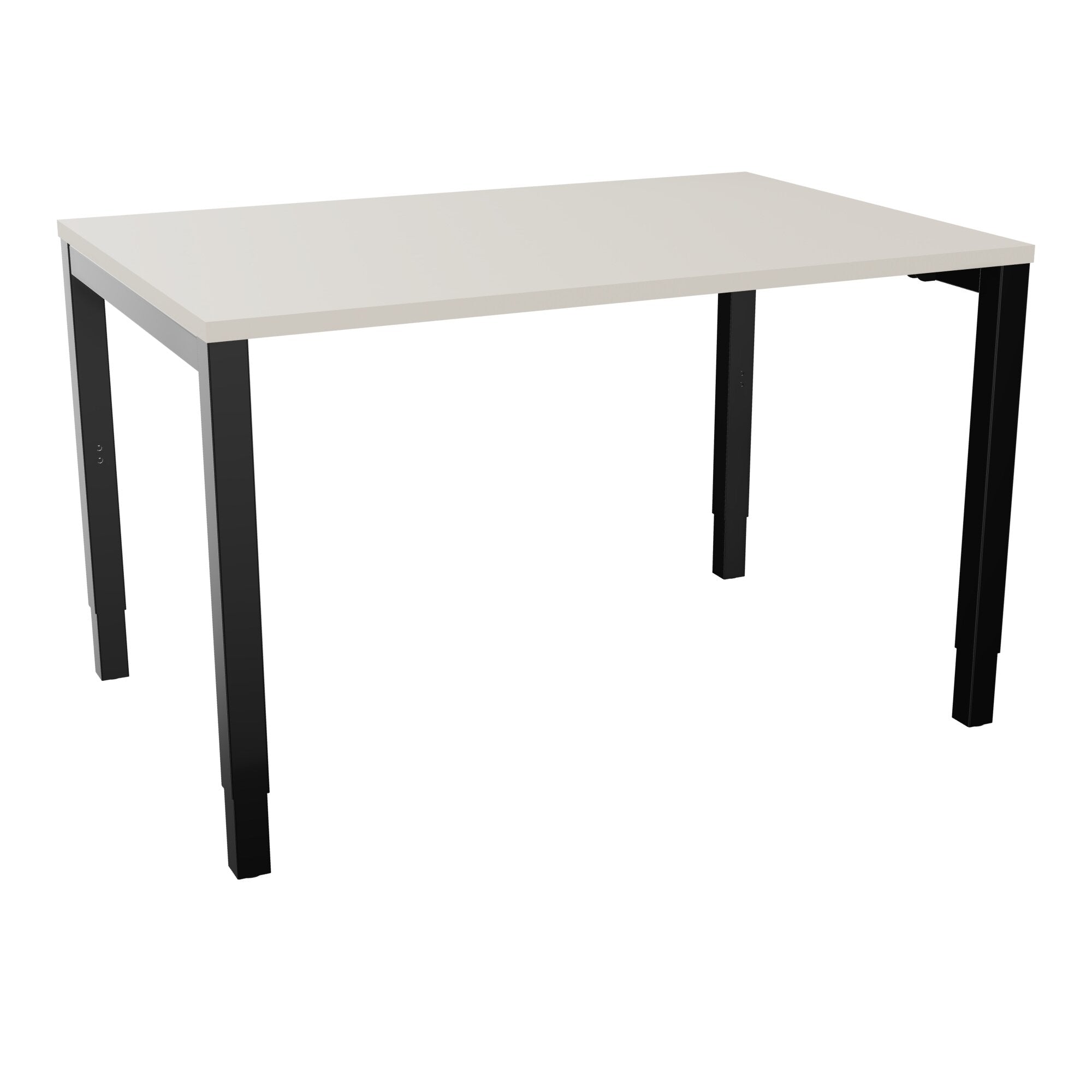 Bureau rectangle Arial - Plateau mélamine lin