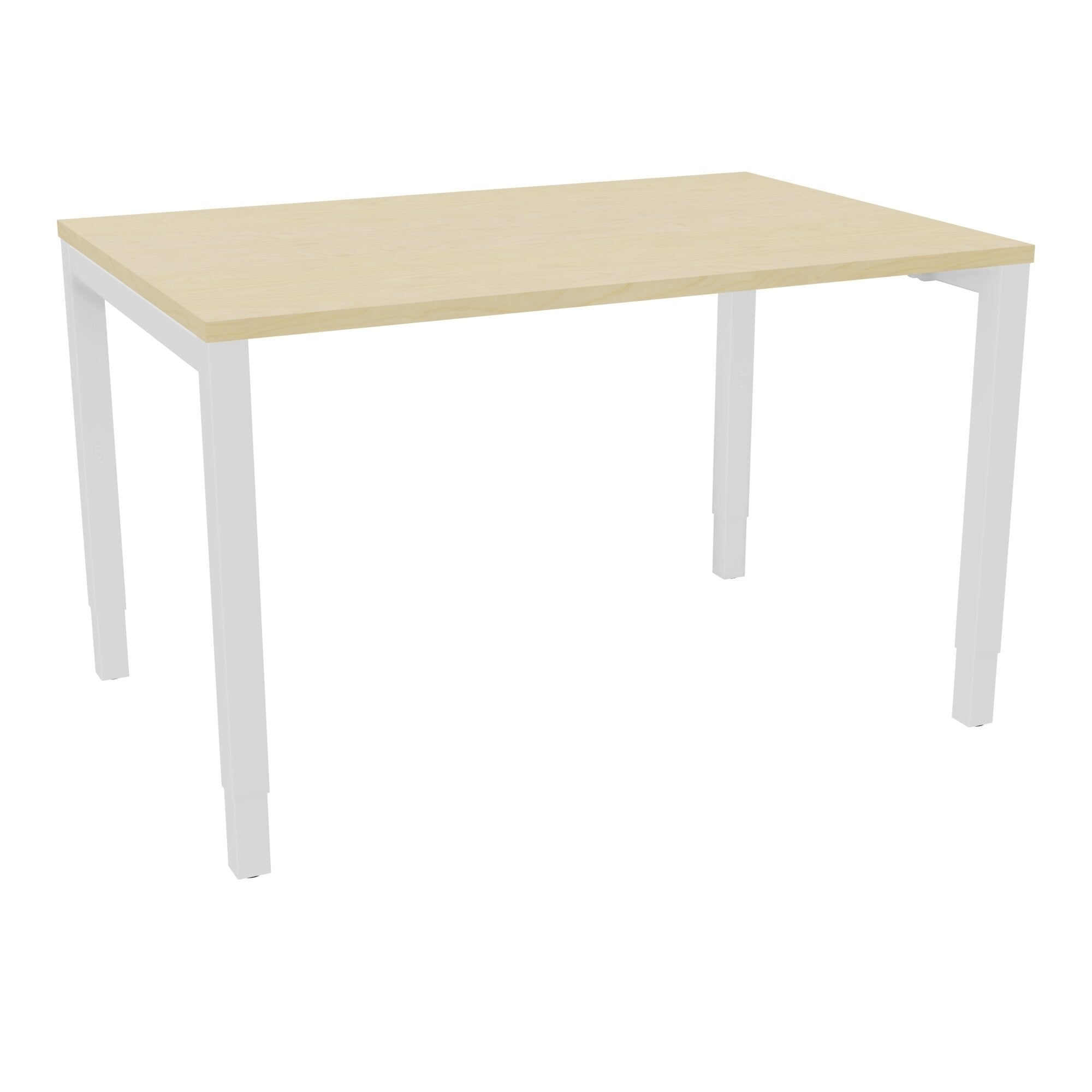 Bureau rectangle Arial - Plateau mélaminé pin maritime