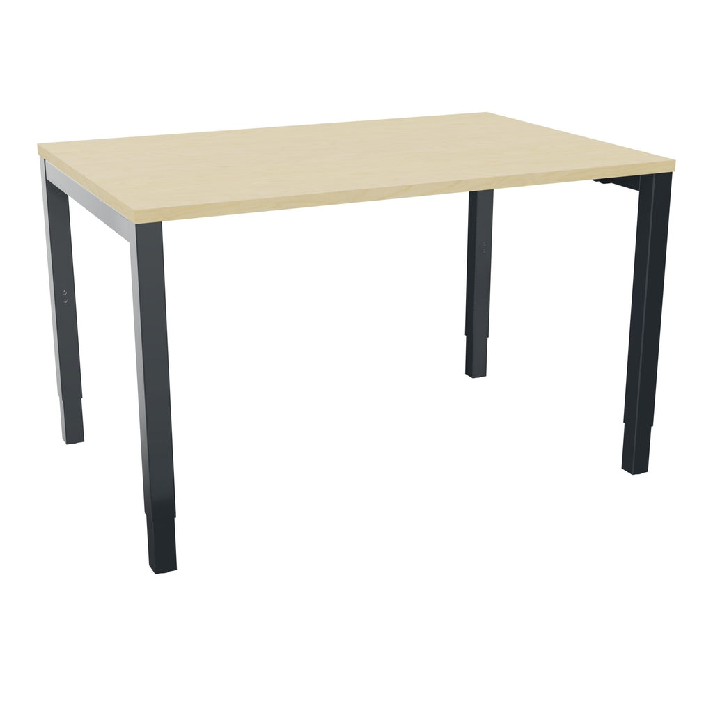 Bureau rectangle Arial - Plateau mélaminé pin maritime