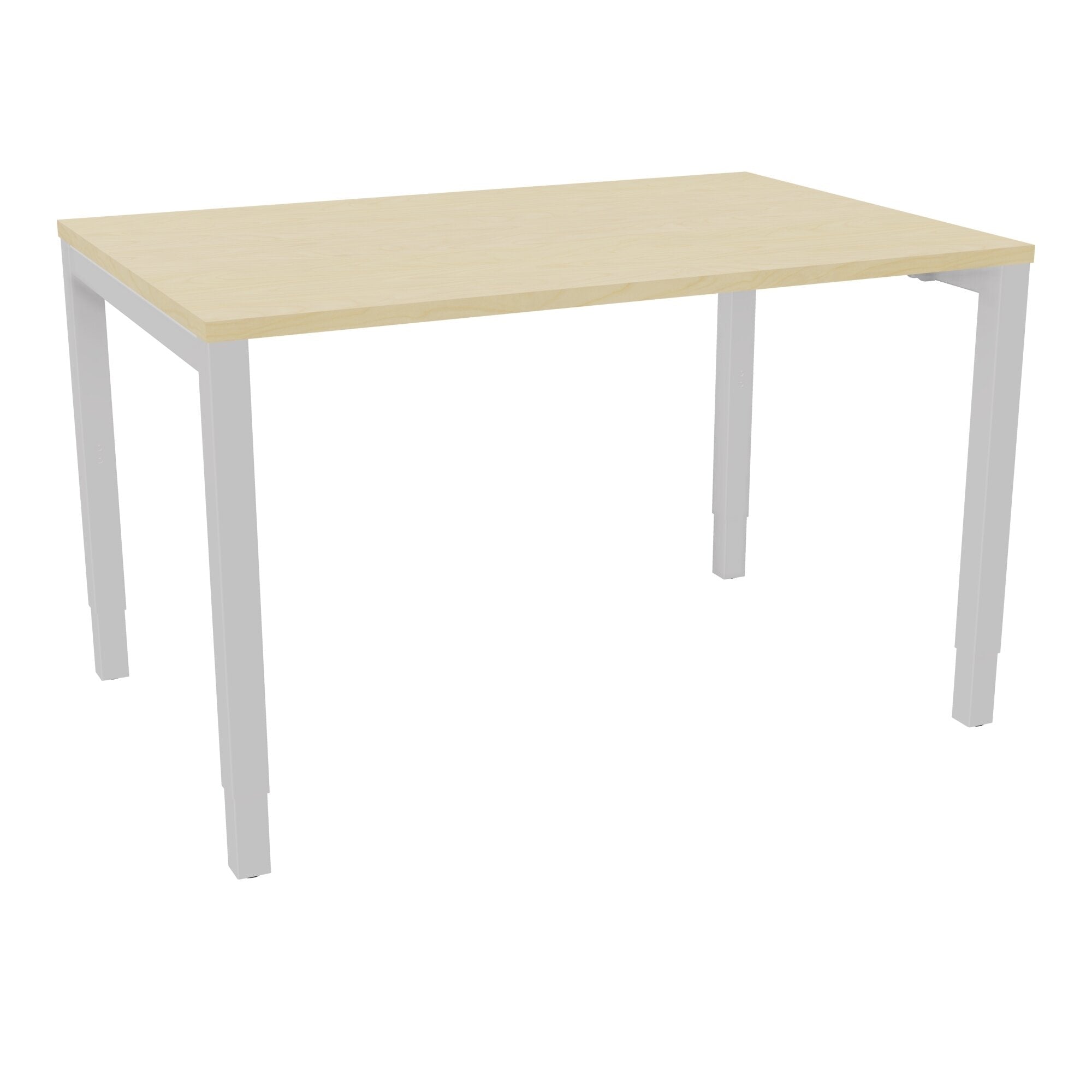 Bureau rectangle Arial - Plateau mélaminé pin maritime