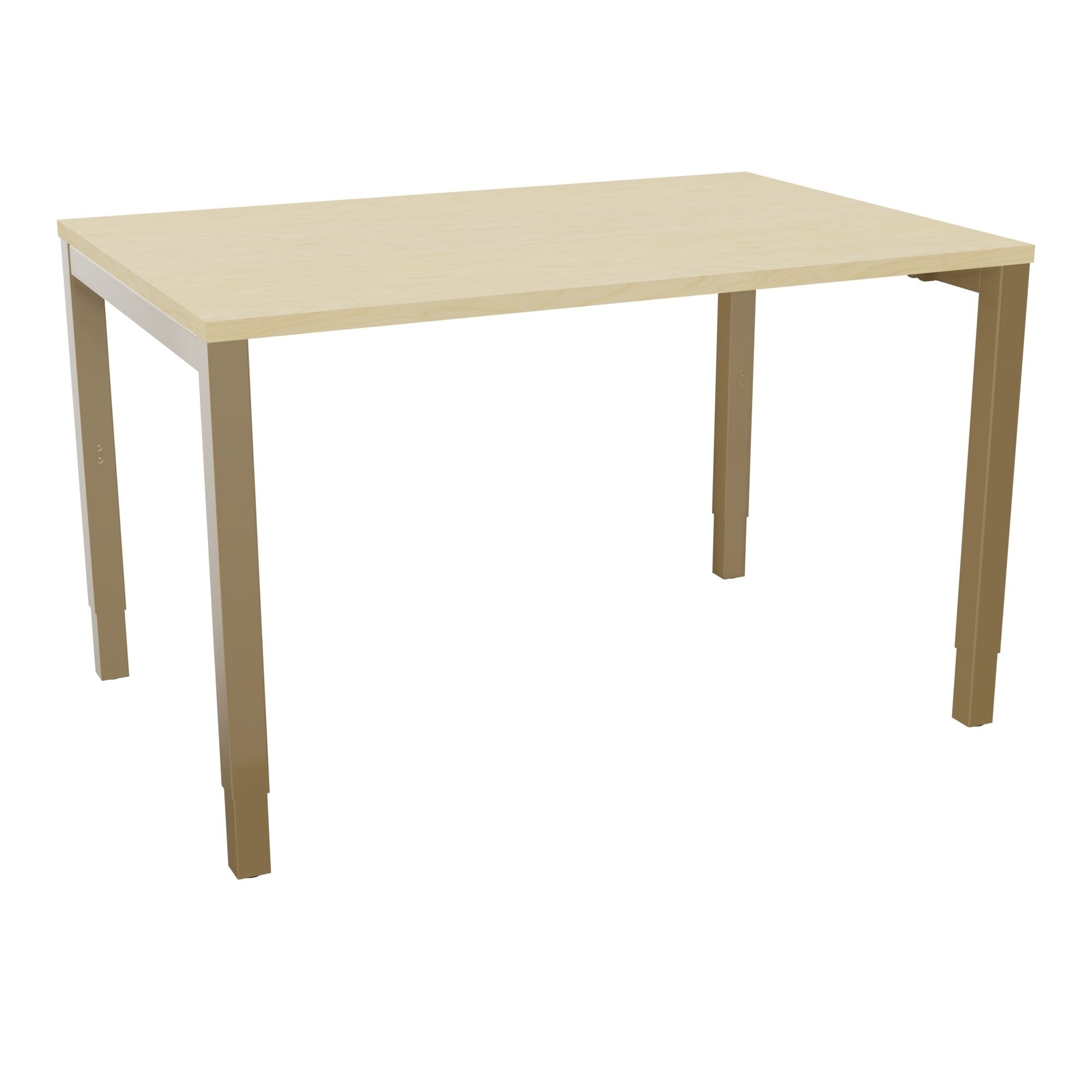 Bureau rectangle Arial - Plateau mélaminé pin maritime